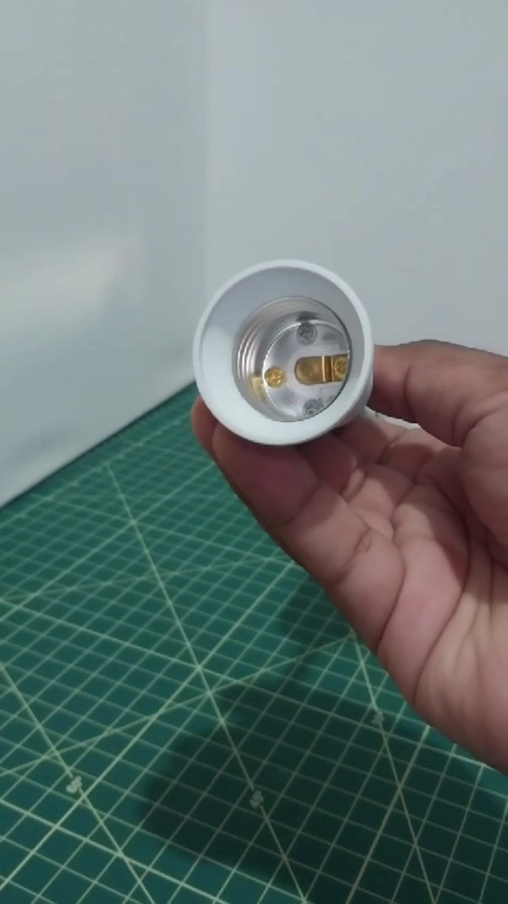 Miniatura: Haste Flexível Soquete Lâmpada E27 Adaptador Tomada 20 Cm
