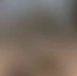 Person standing on a tree stump in the middle of a forest