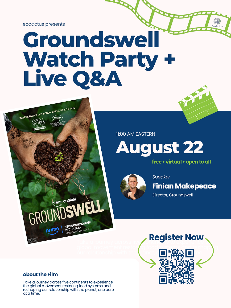 Groundswell Showing & Q&A with Finian Makepeace