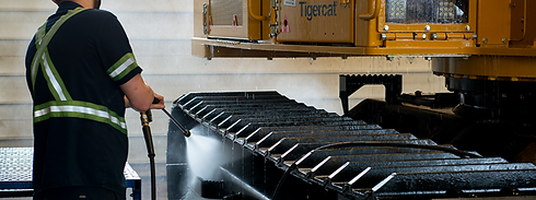 industrial machinery washing 
