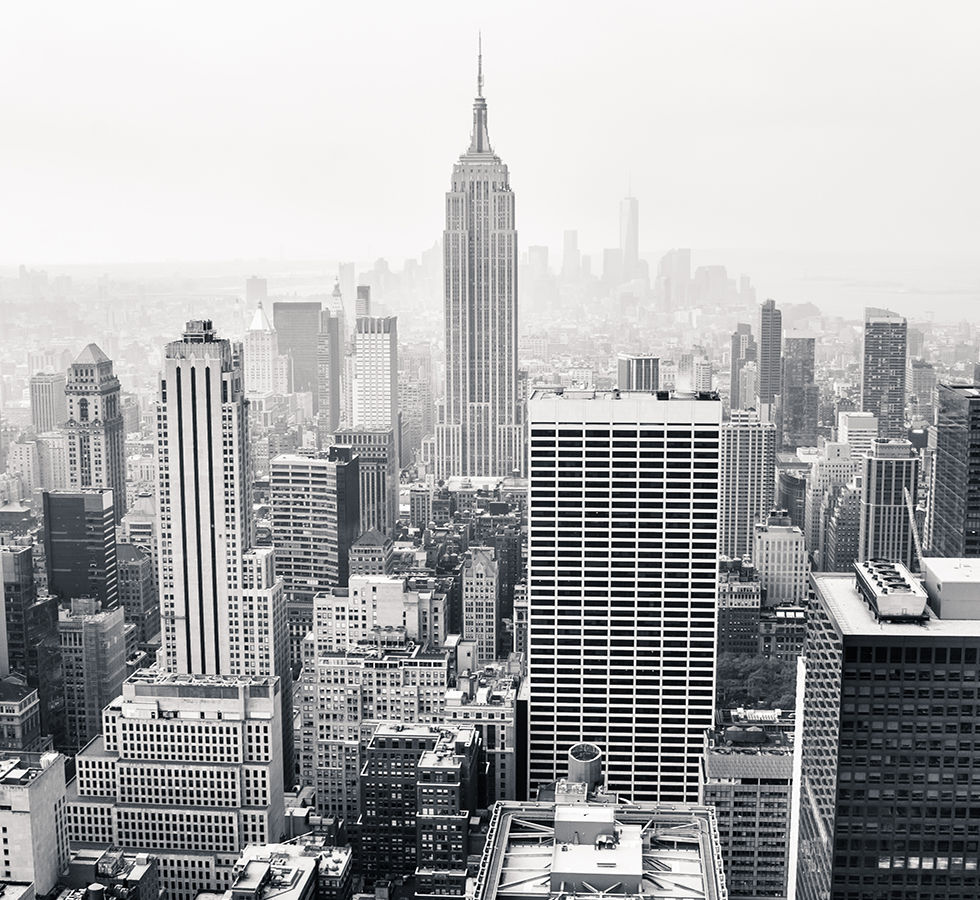 NYC Skyline BW