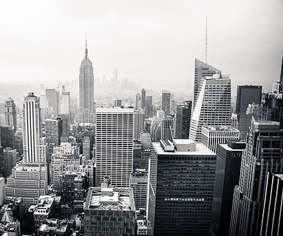 NYC Skyline BW