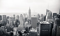 NYC Skyline BW