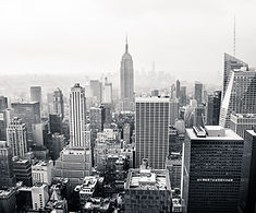 NYC Skyline BW