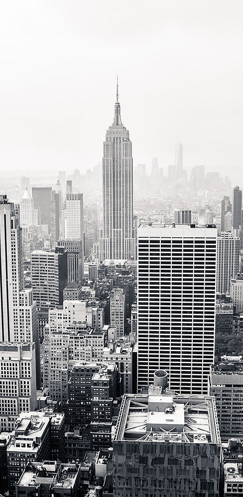 NYC Skyline BW