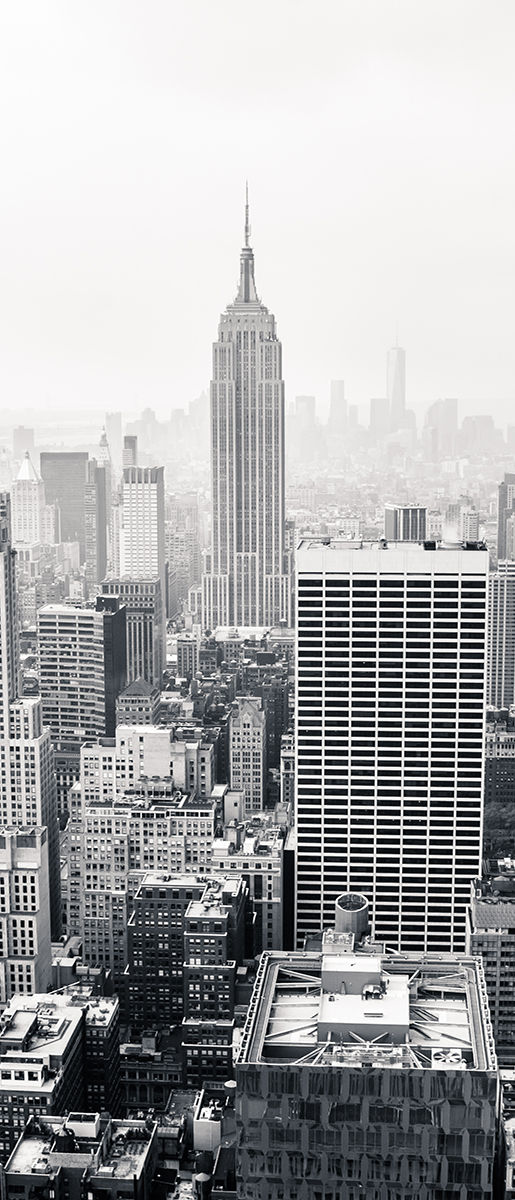 NYC Skyline BW
