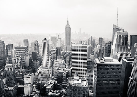 NYC Skyline BW