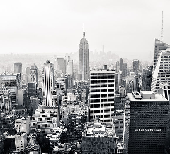 NYC Skyline BW