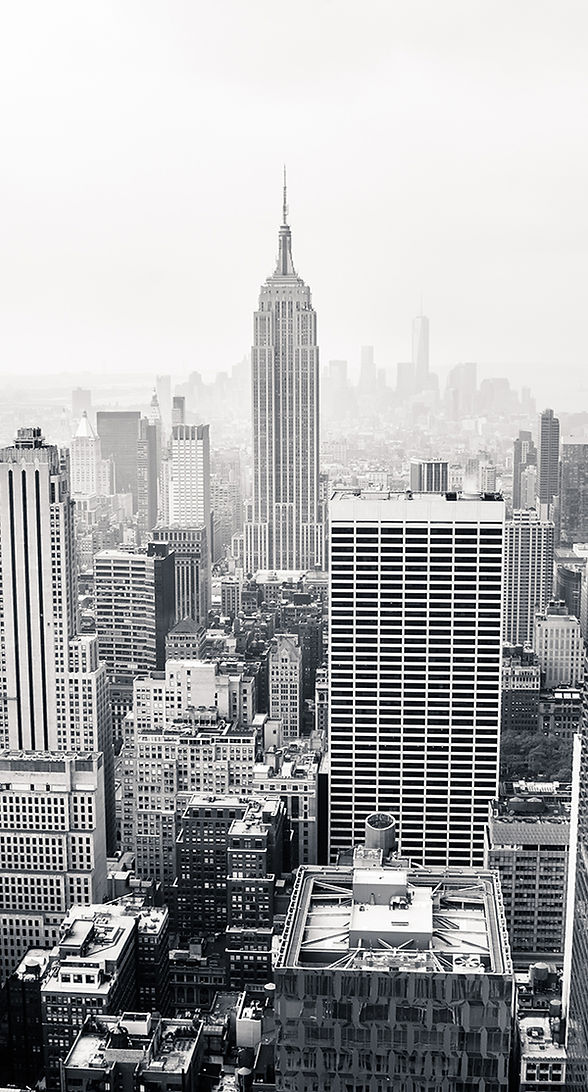 NYC Skyline BW
