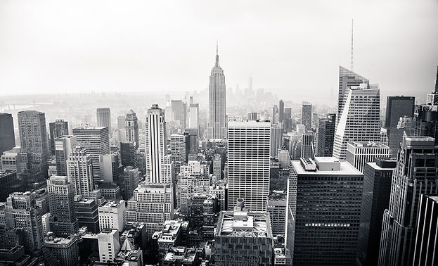 NYC Skyline BW