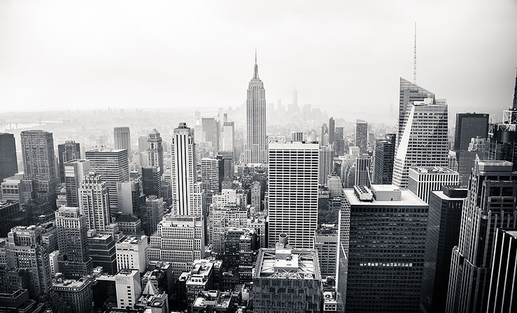 NYC Skyline BW