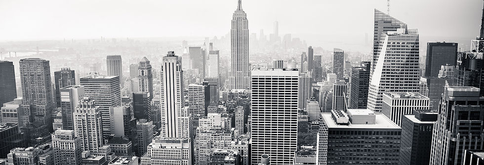 NYC Skyline BW