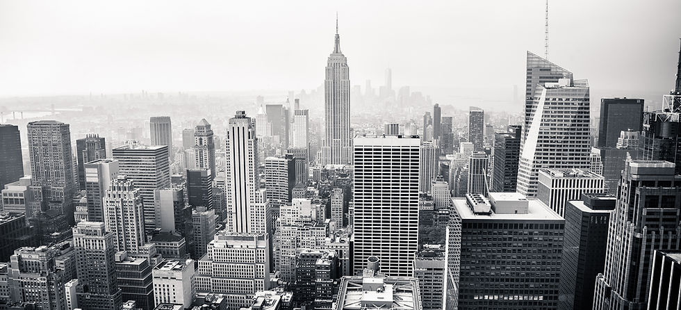 NYC Skyline BW