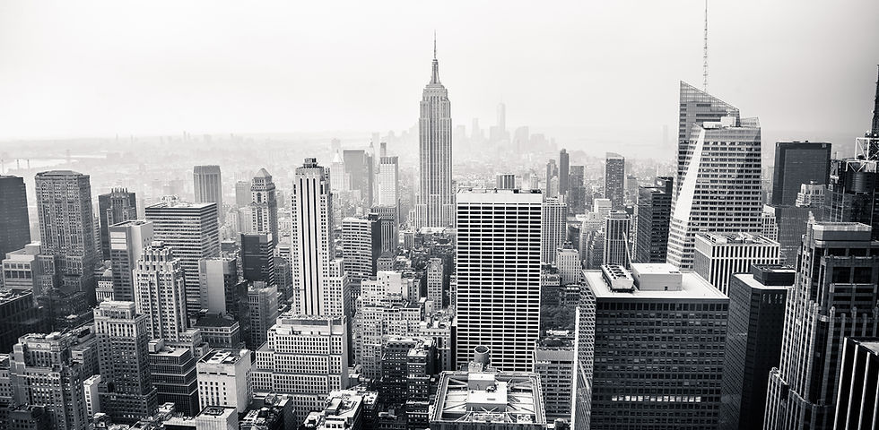 NYC Skyline BW