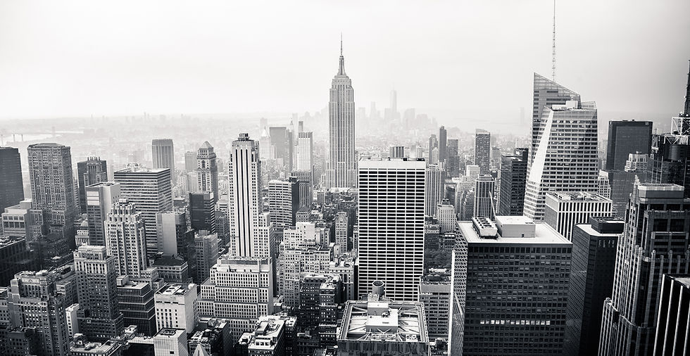 NYC Skyline BW