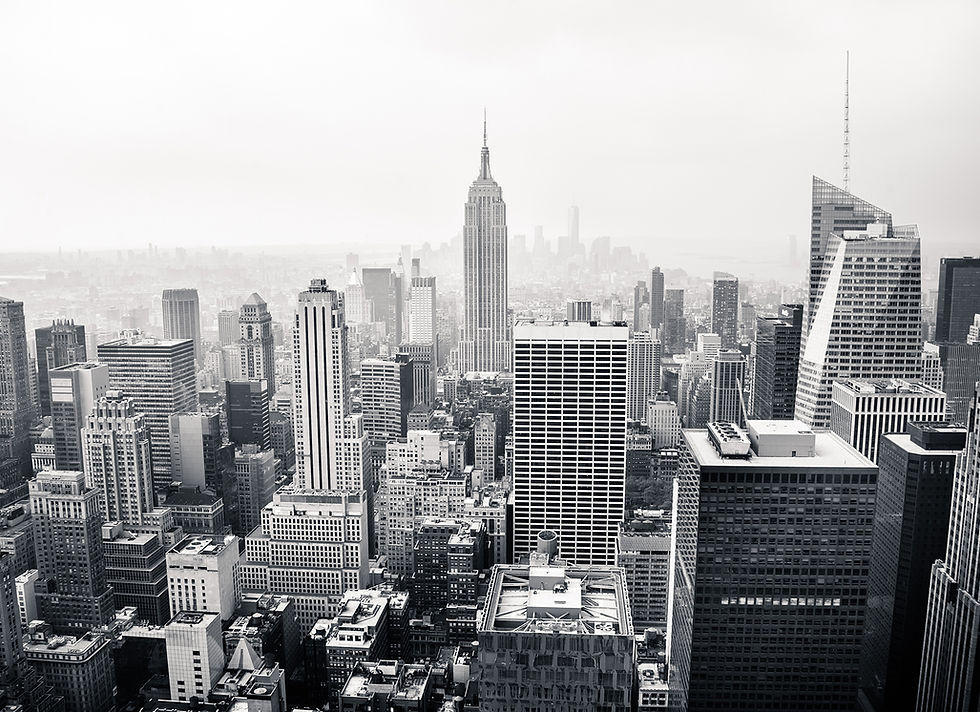 NYC Skyline BW