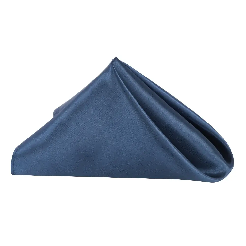 20x20" Satin Napkin- Navy Blue