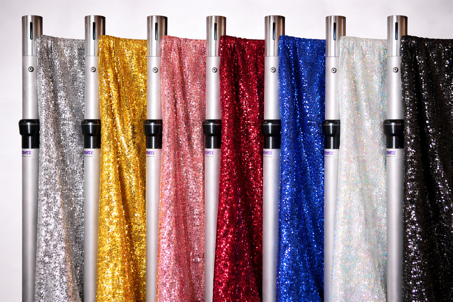 4x10' Sequin Backdrop Panel (various colour options)
