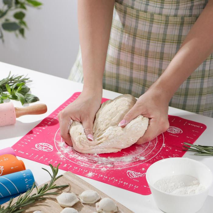 Миниатюра: Коврик с разлиновкой Доляна «Эрме», 28×25,5 см, цвет МИКС