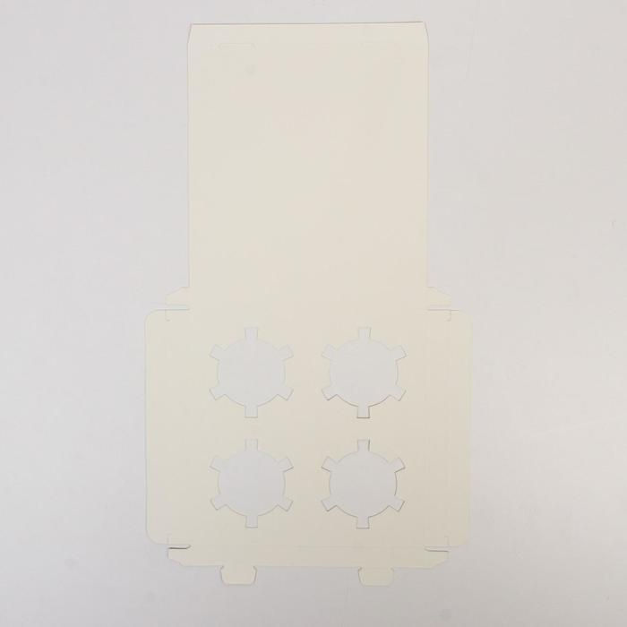 Миниатюра: Коробка для капкейка «Зимняя ночь», 16 × 16 × 11.5 см