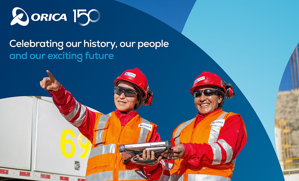 Orica 150 Years Launch banner mock up