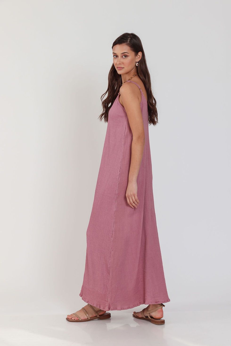 תמונה ממוזערת: Maxi cotton dress : Annabela