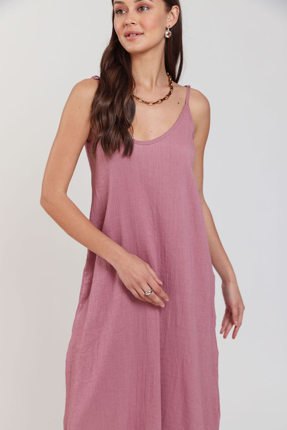 תמונה ממוזערת: Maxi cotton dress : Annabela