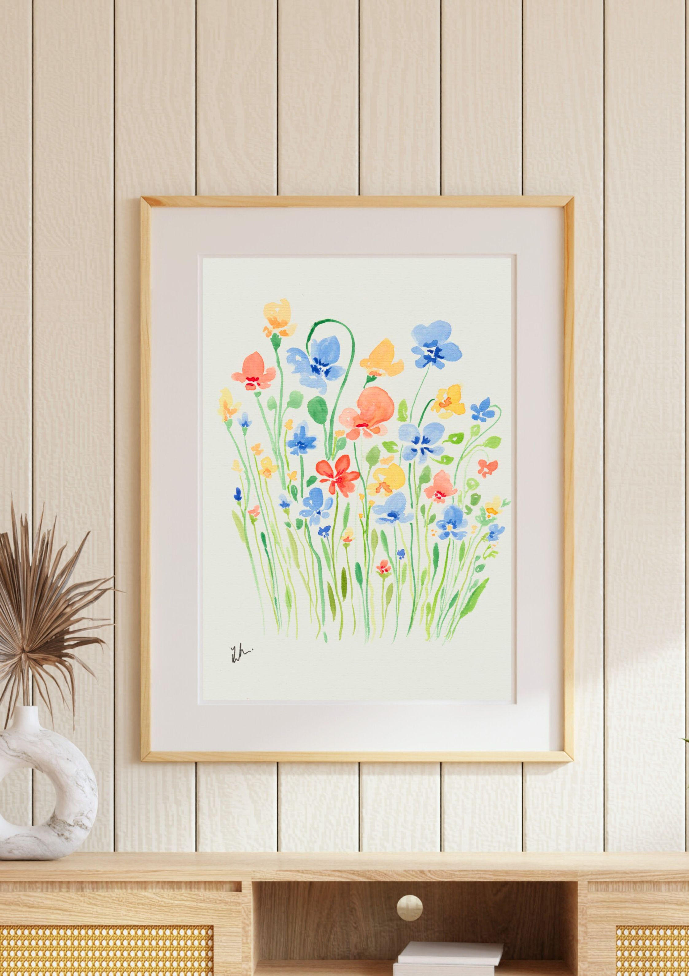 פרינט: פריחת עמק הקלח