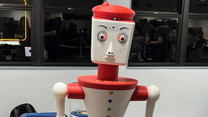 Nasa Science Night at Willow Elementary School with Nosie the Learning Robot