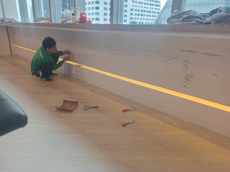 วิธีซ่อมรอยร้าวผนัง