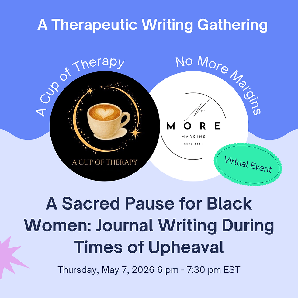 A Sacred Pause for Black Women: Journal Writing During Times of Upheaval