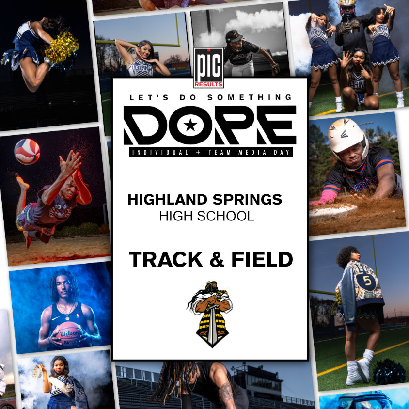 PIC Results Media Day with Highland Springs High School - Track & Field
