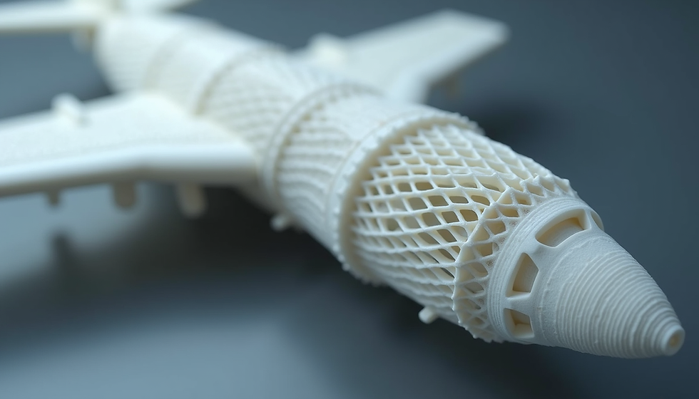 Close-up view of a 3D printer nozzle depositing multi-material layers