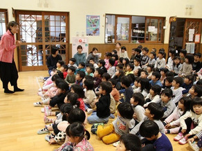 杉原こども園での読み聞かせ会