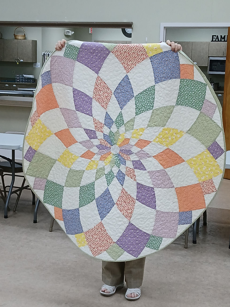 Iris's appliqued ghosts, SHQ Show & Tell
