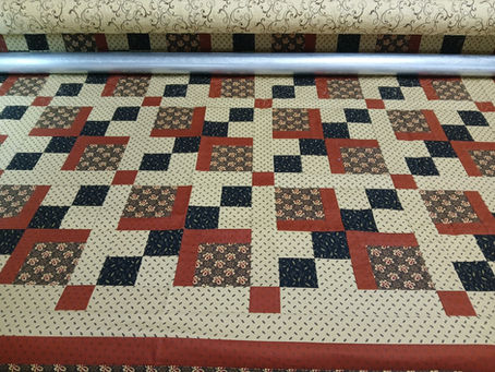 Lucy, Pat's quilt, Temptations, MESIG Show & Tell