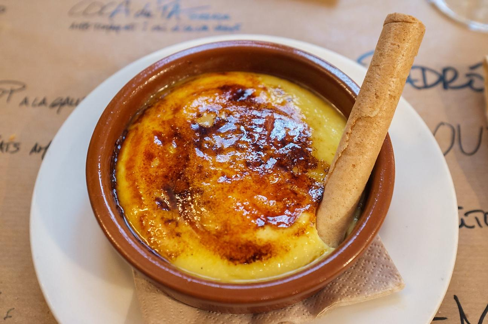 Crema Catalana - Catalan Dessert