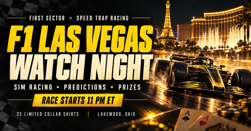 First Sector x Speed Trap Racing | F1 Las Vegas Watch Party