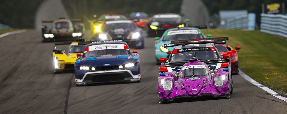 Back straight at Watkins Glen International IMSA