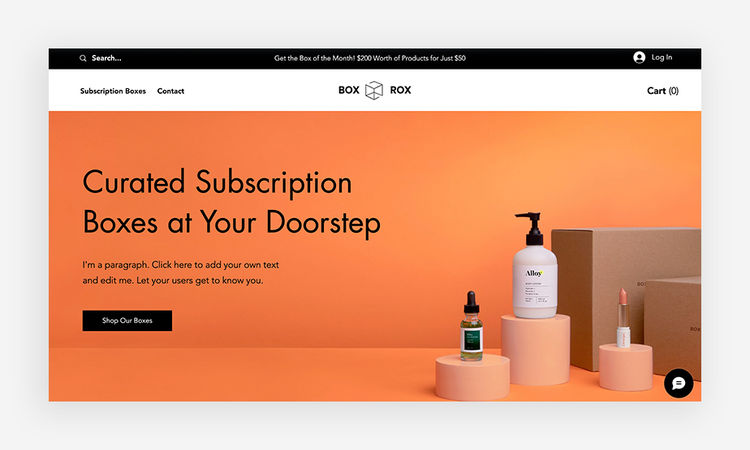 full screen website background example