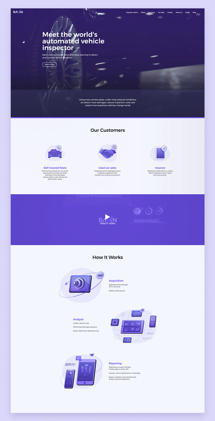 Wix website example by ravin AI