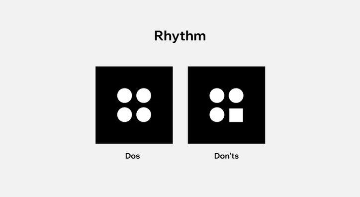 principles of design applied to web design: rhythm