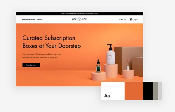 web design elements color scheme