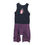 Miniatura: BEATTLE NEGRO/VINO TRISUIT HOMBRE KAFITT