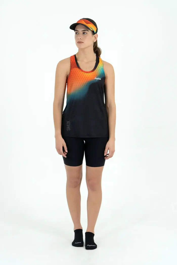 BOREAL TANK TOP MUJER RUNNING SAFETTI