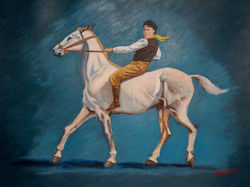 Bareback rider ( after Munnings)