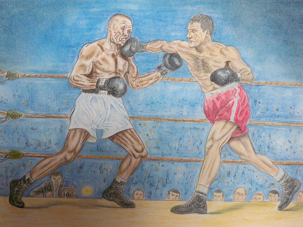 Rocky Marciano v  Joe Walcott (2)