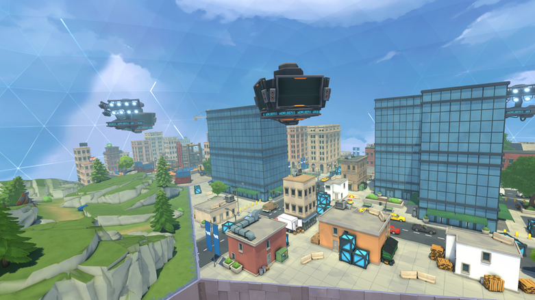 world boss fps game environment