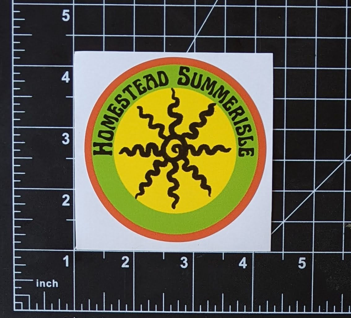 Sun Logo Sticker