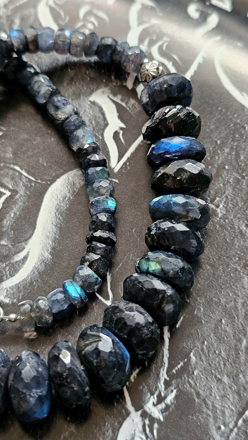 Thumbnail: Faceted Labradorite and Sterling Necklace